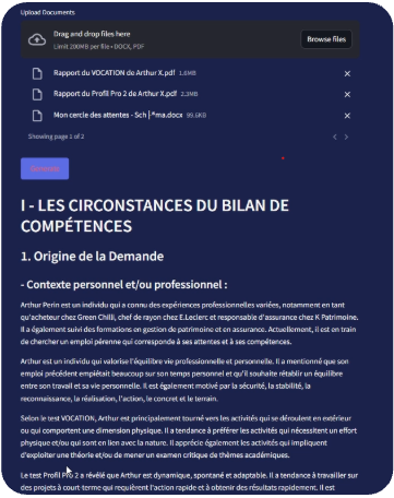 Projet “Synthèse RH”